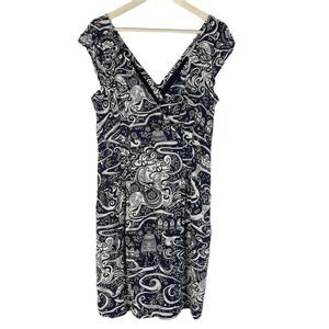 Anthro Moulinette Soeurs Swirling Villages dress